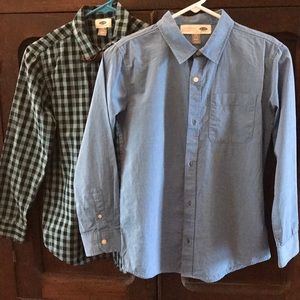 2 Boys Button Downs Shirts